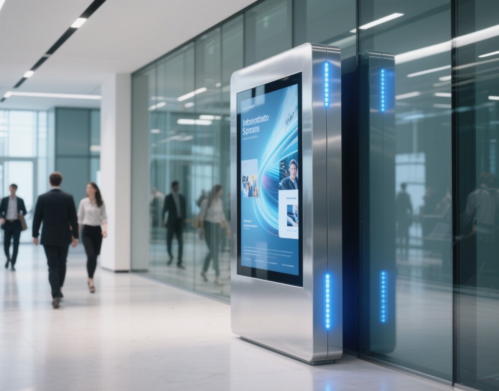 Touch-Sensitive Aluminum Lightbox Frames for Interactive Digital Signage Displays